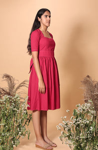 Maisel Dress (Maroon)